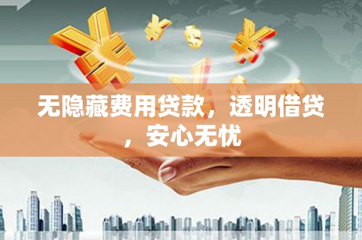 南州无隐藏费用贷款，透明借贷，安心无忧