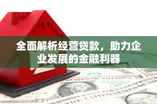 南州全面解析经营贷款，助力企业发展的金融利器