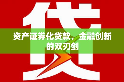 南州资产证券化贷款，金融创新的双刃剑