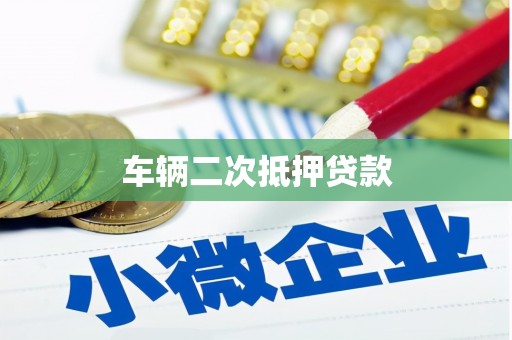 南州车辆二次抵押贷款