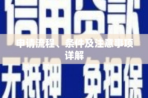 南州申请流程、条件及注意事项详解