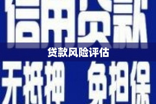 南州贷款风险评估
