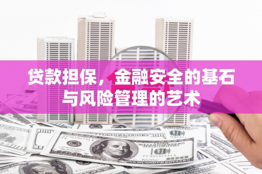 南州贷款担保，金融安全的基石与风险管理的艺术