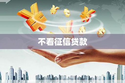 南州不看征信贷款
