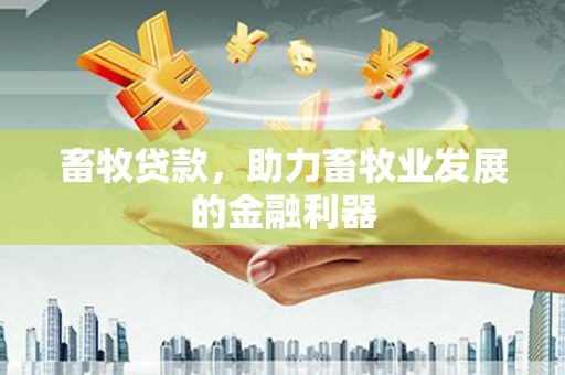 南州畜牧贷款，助力畜牧业发展的金融利器