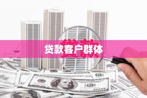南州贷款客户群体