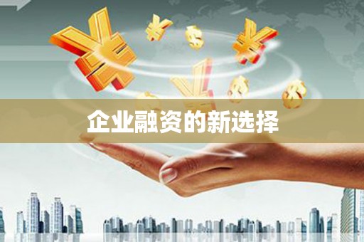 南州企业融资的新选择