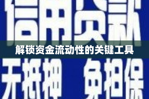 南州解锁资金流动性的关键工具