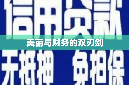 南州美丽与财务的双刃剑