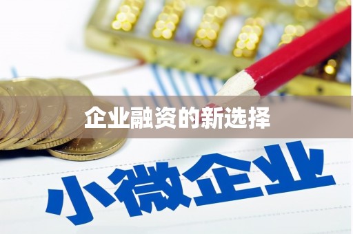 南州企业融资的新选择