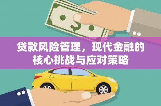南州贷款风险管理，现代金融的核心挑战与应对策略