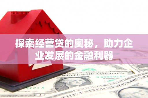 南州探索经营贷的奥秘，助力企业发展的金融利器