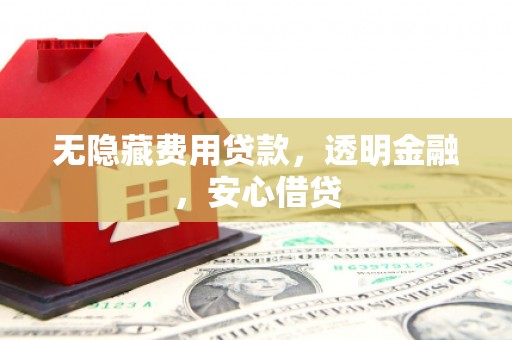 南州无隐藏费用贷款，透明金融，安心借贷