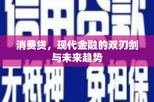 南州消费贷，现代金融的双刃剑与未来趋势