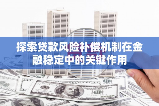南州探索贷款风险补偿机制在金融稳定中的关键作用