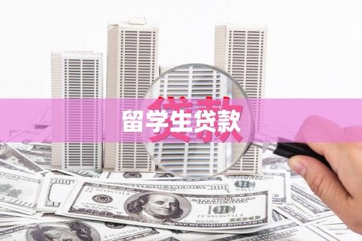 南州留学生贷款