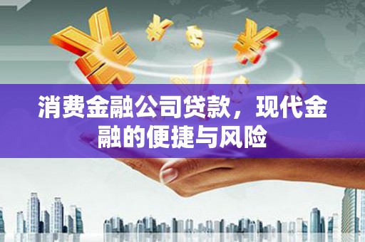 南州消费金融公司贷款，现代金融的便捷与风险