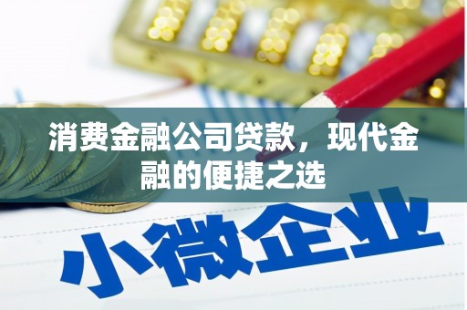 南州消费金融公司贷款，现代金融的便捷之选