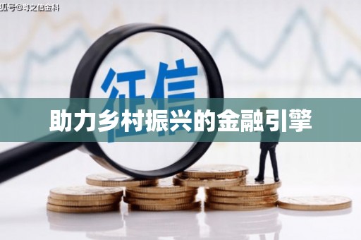 南州助力乡村振兴的金融引擎