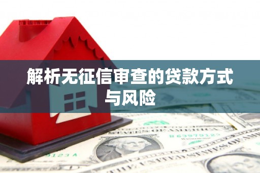 南州解析无征信审查的贷款方式与风险