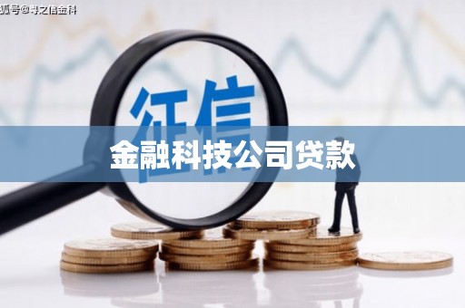 南州金融科技公司贷款
