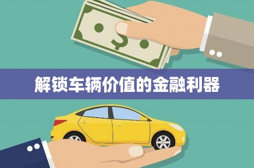 南州解锁车辆价值的金融利器